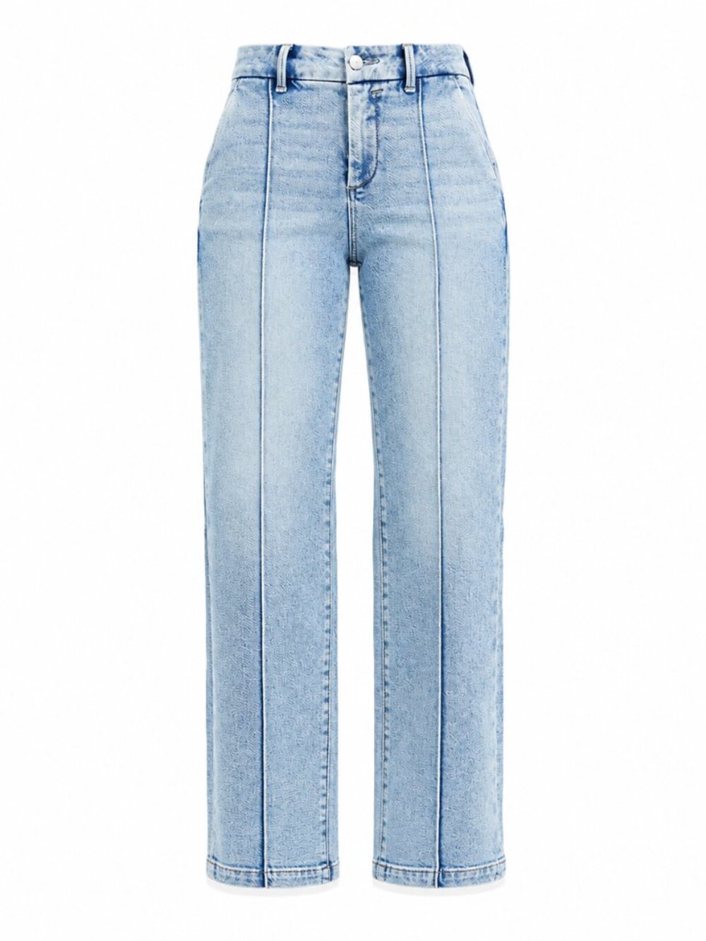 RISEN Tummy Control Pintuck Straight Jeans New | #15